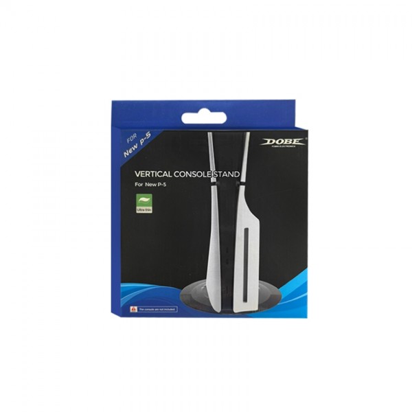 Вертикальна підставка DOBE для ігрової консолі-приставки Sony PlayStation 5: PS5 Slim / PS5 Pro (Disk Drive version / Digital Edition)