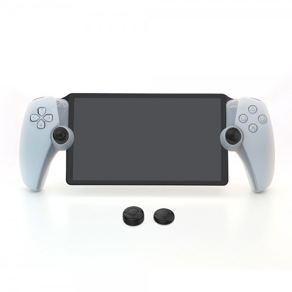 Захисний кейс-сумка DOBE для перенесення пристроя дистанційної гри PlayStation Portal ігрової консолі Sony PlayStation 5: PS5/PS5 Slim / Чотири накладки на стіки / Загартоване скло на екран / Чохол на ручки