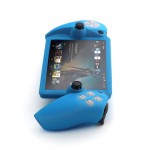 Силіконовий захисний синій чохол-кейс DOBE для пристрою дистанційної гри PlayStation Portal ігрової консолі Sony PlayStation 5: PS5/PS5 Slim/PS5 Pro (Disk Drive version/Digital Edition)