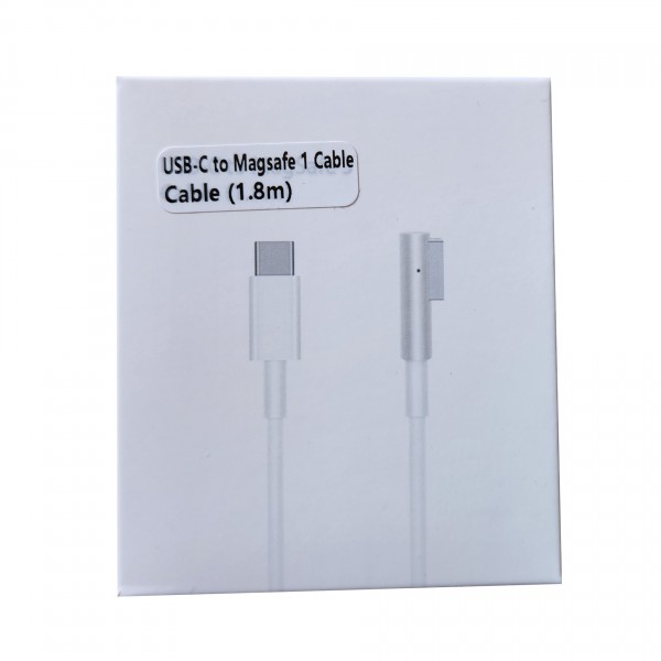 Зарядний кабель USB Type-C / MagSafe 1 (L-тип) 45W|60W|85W|100W для MacBook (2006-2011), MacBook Pro (2006-2012), MacBook Air (2008–2011) (СS-304) Зарядний кабель USB Type-C / MagSafe 1 (L-тип) 45W|60W|85W|100W для MacBook (2006-2011), MacBook Pro (2006-2012), MacBook Air (2008–2011) (СS-304)
