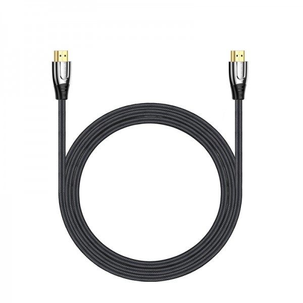 Цифровий відео-аудіо дата кабель Mcdodo HDMI/HDMI: 2.1 UltraHD, 8K@60Гц, 4K@120Гц / Dynamic HDR / eARC / 3D / 2м (200 см) для ТВ, моніторів, консолей, ноутбуків, MacBook, ПК (СS-307)