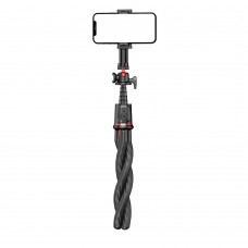Гнучкий трипод - штатив Flexible Tripod (63,8 см max довжина) для телефону, фото, відео (екшн камери, фотоапарата з різьбою в 1.4'') / Bluetooth пульт / Восьминіг - селфі палиця з місцем для лампи-мікрофона (СS-318)