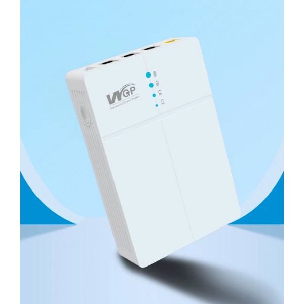 Джерело безперебійного живлення WGP 13500 mAh (24W) для роутера, ONU 9V / 12V, ДБЖ mini UPS (CS-281)
