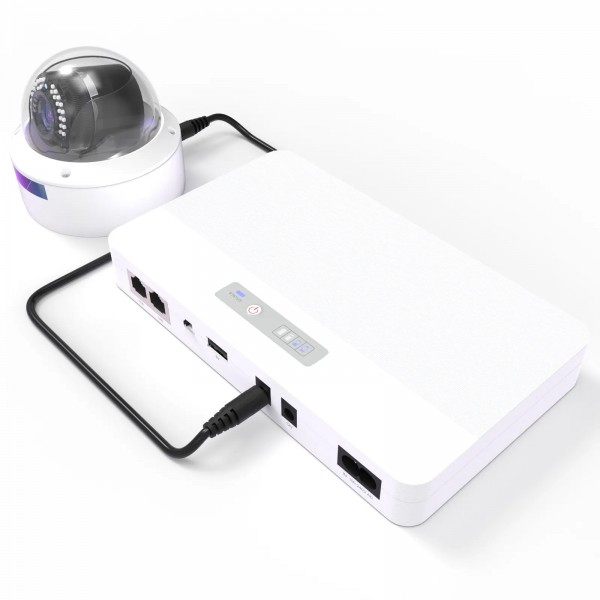 ДБЖ mini UPS WGP 20800 mAh 30W USB-A 5V, POE 24V-48V, LAN, DC 12V/9V для Wi-Fi роутера, ONU (CS-283)