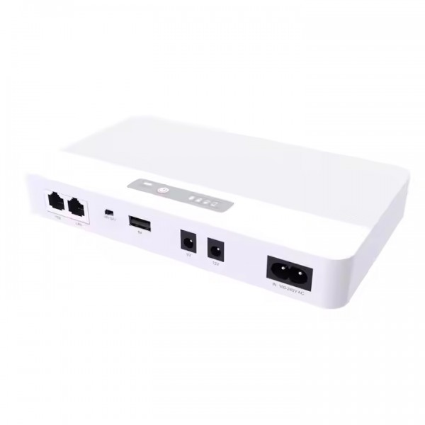 ДБЖ mini UPS WGP 20800 mAh 30W USB-A 5V, POE 24V-48V, LAN, DC 12V/9V для Wi-Fi роутера, ONU (CS-283)