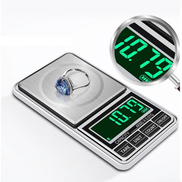 Ваги ювелірні електронні Digital Scale високоточні 0,05 г мін. / 600 г макс. (кабель USB-A) (CS-285)