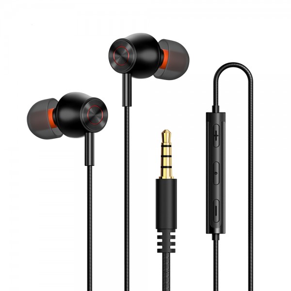 Вакуумні дротові стерео навушники Mcdodo Audio 3.5 mm mini jack / Deep Bass, 1.2м, мікрофон (CS-293)