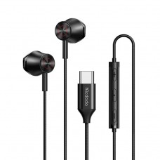 Дротові стерео Hi-Fi навушники вкладиші Mcdodo USB Type-C ЦАП, DAC, 1.2м, гарнітура вкладки (CS-294)