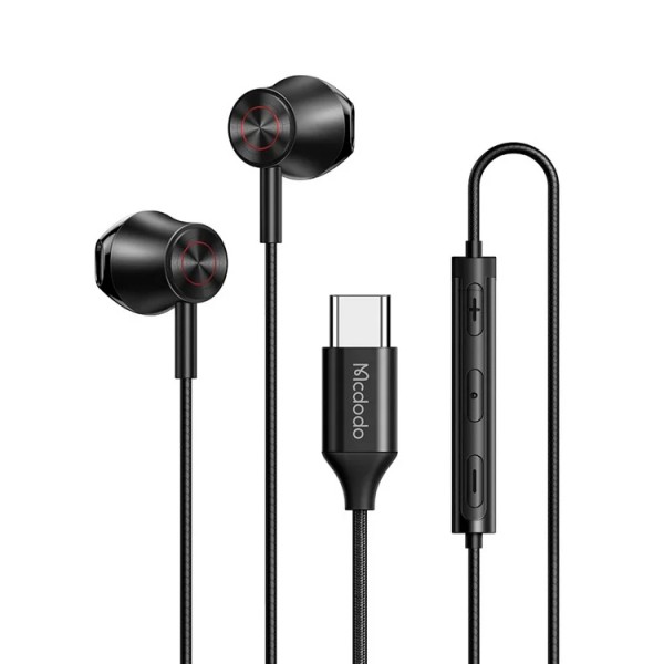 Дротові стерео Hi-Fi навушники вкладиші Mcdodo USB Type-C ЦАП, DAC, 1.2м, гарнітура вкладки (CS-294)