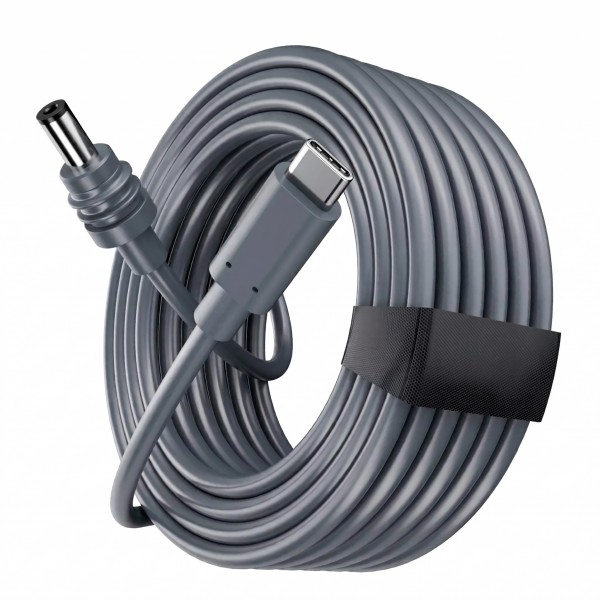 Кабель DC connector / USB Type-C 100W (20V/5A) PD (Power Delivery) довжиною в 20 м для живлення супутникової системи Starlink Mini від повербанку / зарядної станції | Старлінк Міні X | Водонепроникний (СS-382) Кабель DC connector / USB Type-C 100W (20V/5A) PD (Power Delivery) довжиною в 20 м для живлення супутникової системи Starlink Mini від повербанку / зарядної станції | Старлінк Міні X | Водонепроникний (СS-382)