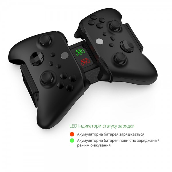 Док станція DOBE + акумуляторна батарея 4800 mWh (2) для Microsoft Wireless Controller Xbox (CS-217)