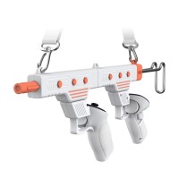 Ігрова гвинтівка / пістолет DOBE (імітація ігрової зброї у First-Person Shooter VR шутерах) для шолома – окулярів віртуальної реальності Meta Oculus Quest 3 / 3S | Контролера Touch Plus