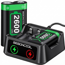 Док cтанція BEBONCOOL + акумуляторна батарея 2600 mAh  (2шт.) для геймпада Xbox Series S/X (CS-146)