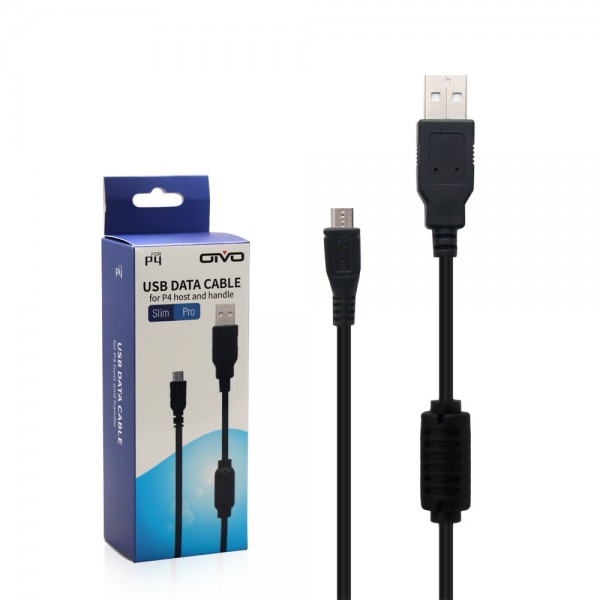 Зарядний кабель передачі даних OIVO 2м USB/micro USB для геймпада DualShock 4 Sony PlayStation PS4 PRO/PS4 Slim/PS4 Fat