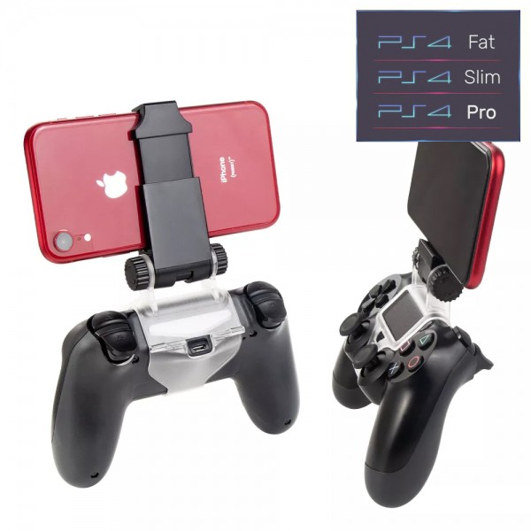 Тримач-затискач DOBE для мобільного телефону та для геймпаду DualShock 4 консолі-приставки Sony PlayStation 4 (PS4 PRO /PS4 Slim / PS4 Fat)