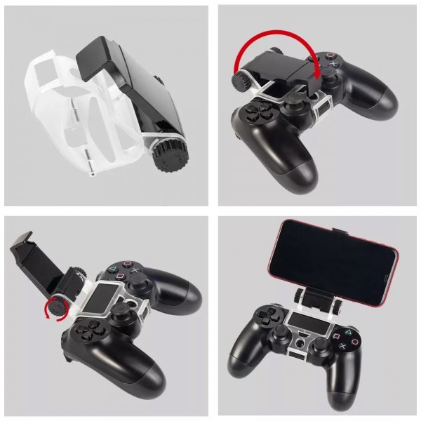 Тримач-затискач DOBE для мобільного телефону та для геймпаду DualShock 4 консолі-приставки Sony PlayStation 4 (PS4 PRO /PS4 Slim / PS4 Fat)