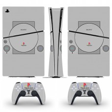 Вінілові наклейки PlayStation Original на PS5 Slim Digital Edition / геймпад DualSense / глянцеву частину ігрової консолі Sony PlayStation 5 Slim Digital Edition / Skin