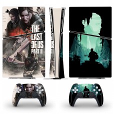 Вінілові наклейки The Last of Us Part ll на PS5 Slim Digital Edition / геймпад DualSense / глянцеву частину ігрової консолі Sony PlayStation 5 Slim Digital Edition / Skin