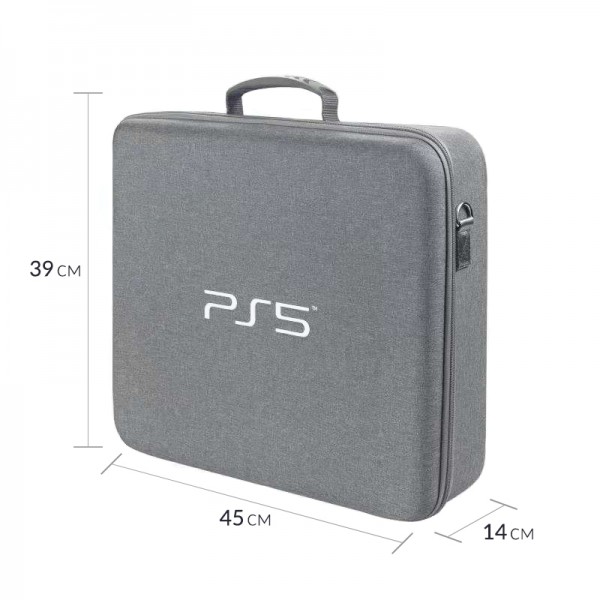 Дорожня сумка-кейс для Sony PlayStation 5: PS5 / PS5 Slim / PS5 Pro, два геймпада DualSense (CS-118)