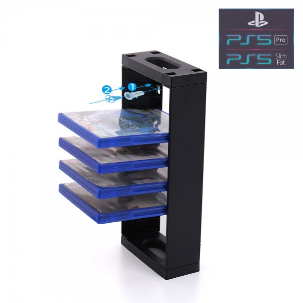 Настінне кріплення DOBE до14 дисків консолі Sony PlayStation 5 / PS5 / PlayStation 4 / PS4 (CS-212)