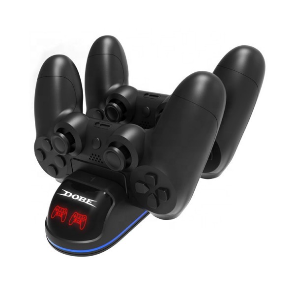 Подвійна зарядна dock станція DOBE підставка для контролерів DualShock 4 Sony PlayStation 4 (PS4/PS4 SLIM/PS4 PRO)