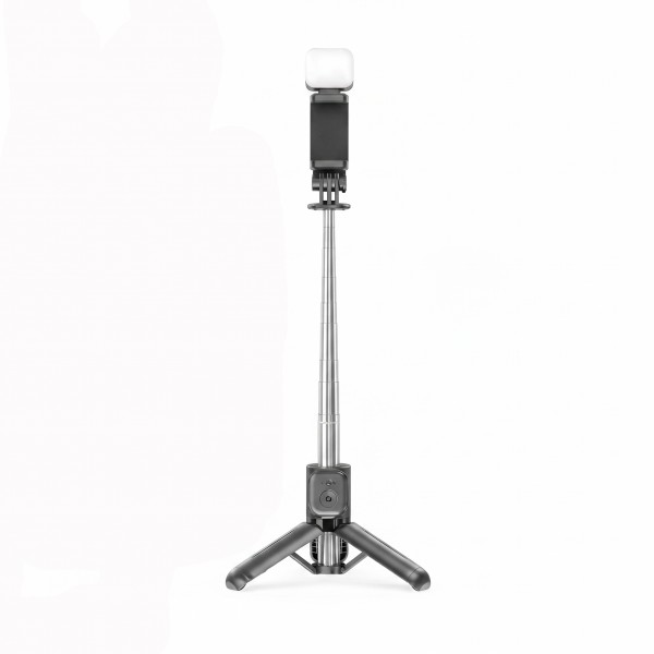 Трипод - селфі палиця Fill Light Tripod (70 см max. довжина) для фото, відео, селфі + LED міні лампа / Bluetooth пульт / Монопод зі штативом / Підставка для телефону (СS-353)