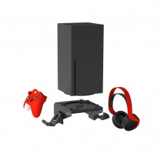 Настінне кріплення DOBE для консолі Xbox Series X / геймпаду Microsoft Wireless Controller / навушників Xbox Wireless Headset / тримач-кронштейн на стіну