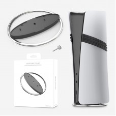 Вертикальна підставка JYS для ігрової консолі-приставки Sony PlayStation 5: PS5 / PS5 Slim / PS5 Pro (Disk Drive version / Digital Edition) | Цинковий сплав