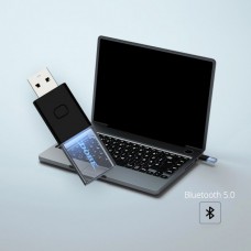 USB-A Bluetooth 5.0 ресивер-адаптер DOBE для підключення контролера DualSense від консолі PS5 / PS5 Slim / PS5 Pro, DualShock PS4 PRO / Slim / Fat, геймпада Microsoft Wireless Controller Xbox One, Nintendo Switch Pro до ПК/ноутбуку на Windows