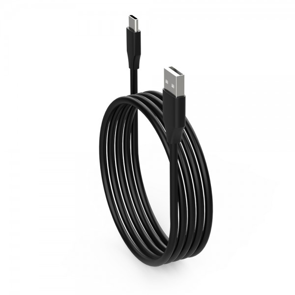 Зарядний кабель передачі даних (Data Transmission) DOBE (200 см) USB Type-C/USB-A для геймпада DualSense консолі Sony PlayStation PS5 | PS5 Slim | PS5 Pro / контролера Microsoft Wireless Controller Xbox Series X/S / Nintendo Switch (OLED)