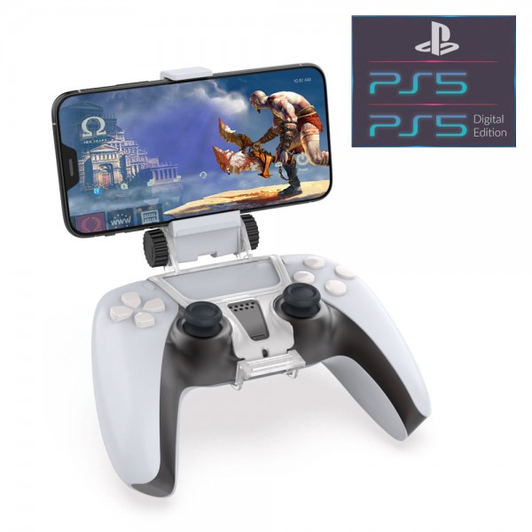 Тримач-затискач для мобільного телефону DOBE для геймпада DualSense консолі Sony PlayStation 5 (PS5/PS5 Digital Edition)