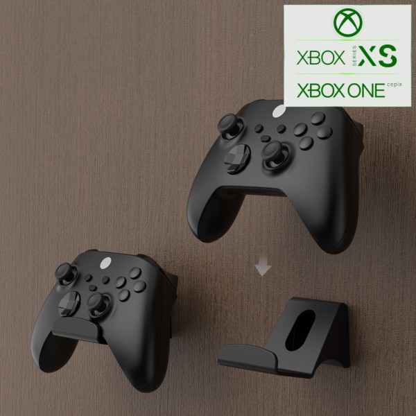 Кріплення-тримач на стіну DOBE (2 шт.) для контролера DualSense консолі PlayStation 5 (PS5/PS5 Digital Edition) / DualShock PS4 PRO, SLim, Fat / геймпада Microsoft Wireless Controller Xbox Series X|S / Xbox One X.S