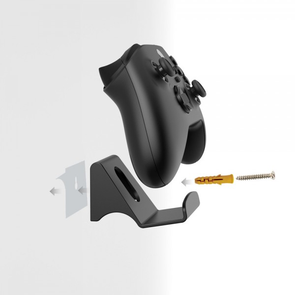 Кріплення-тримач на стіну DOBE (2 шт.) для контролера DualSense консолі PlayStation 5 (PS5/PS5 Digital Edition) / DualShock PS4 PRO, SLim, Fat / геймпада Microsoft Wireless Controller Xbox Series X|S / Xbox One X.S