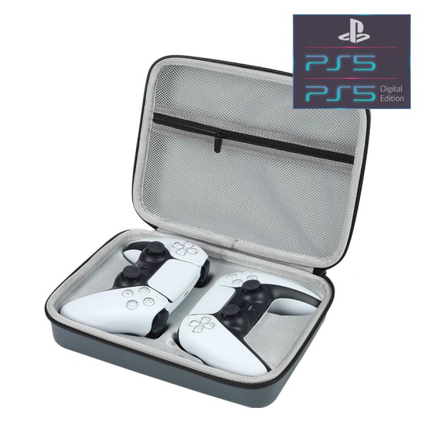 Захисний кейс для двох геймпадів DualSense Sony PlayStation 5 (PS5/PS5 Digital Edition) жорсткий футляр для перенесення джойстика контролера