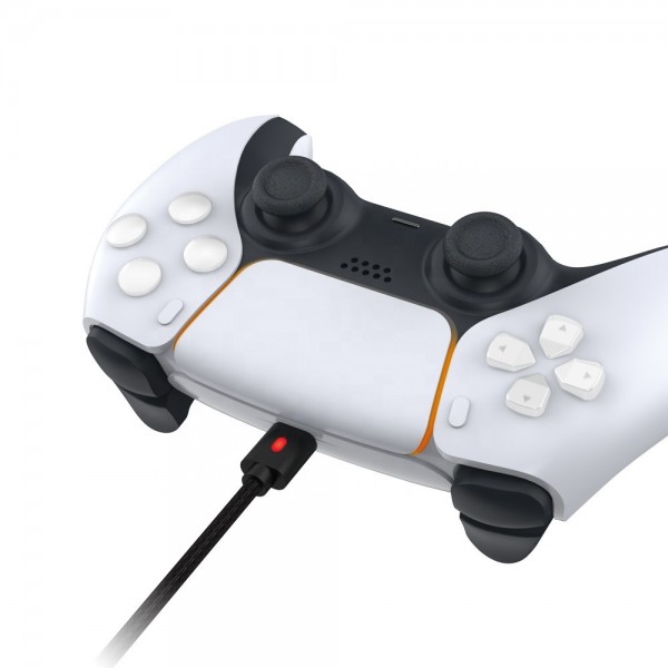 Зарядний кабель DOBE 3м USB / USB Type-C для геймпада DualSense Sony PlayStation PS5 / PS5 Digital Edition / Microsoft Xbox Series S,X / Nintendo Switch з LED підсвічуванням статусу зарядки