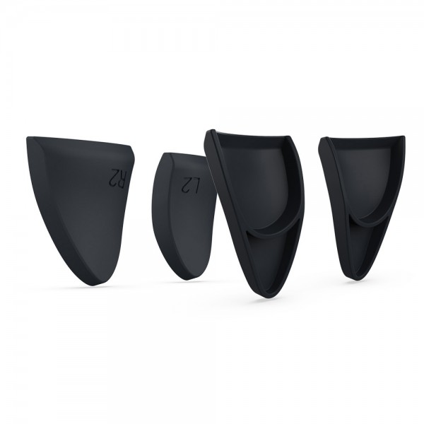 Силіконові накладки на стіки і тригери L2/R2 DOBE (trigger kit, thumb grips) для геймпада DualSense консолі Sony PlayStation 5: PS5 Disk Drive / PS5 Digital Edition / PS5 Slim / PS5 Pro