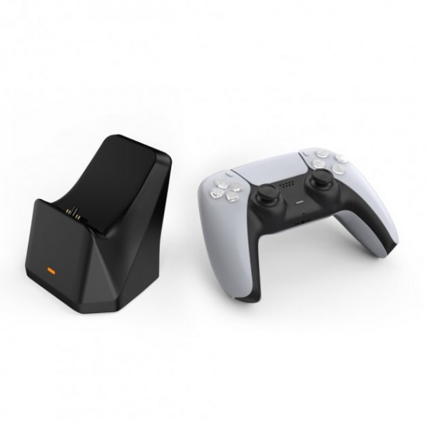 Зарядна dock станція DOBE підставка для геймпада DualSense приставки-консолі Sony PlayStation 5 (PS5 / PS5 Digital Edition) c LED підсвічуванням статусу зарядки контролера, джойстика