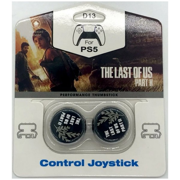 Силіконові накладки на стіки The Last Of Us Part 2 (KONTROLFREEK Thumbstick) - 2шт для геймпаду DualSense консолі PlayStation 5 (PS5/PS5 Digital Edition), DualShock PlayStation 4 (PS4 PRO/PS4 Slim/PS4 Fat)