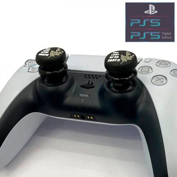 Силіконові накладки на стіки The Last Of Us Part 2 (KONTROLFREEK Thumbstick) - 2шт для геймпаду DualSense консолі PlayStation 5 (PS5/PS5 Digital Edition), DualShock PlayStation 4 (PS4 PRO/PS4 Slim/PS4 Fat)