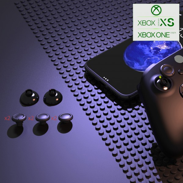 Ремонтний комплект DOBE для заміни стіків контролера DualSense консолі PlayStation 5 (PS5/PS5 Slim) / DualShock PS4 PRO, Slim, Fat / геймпада Microsoft Wireless Controller Xbox Series X|S, Xbox One X, S / Nintendo Switch OLED NS Pro