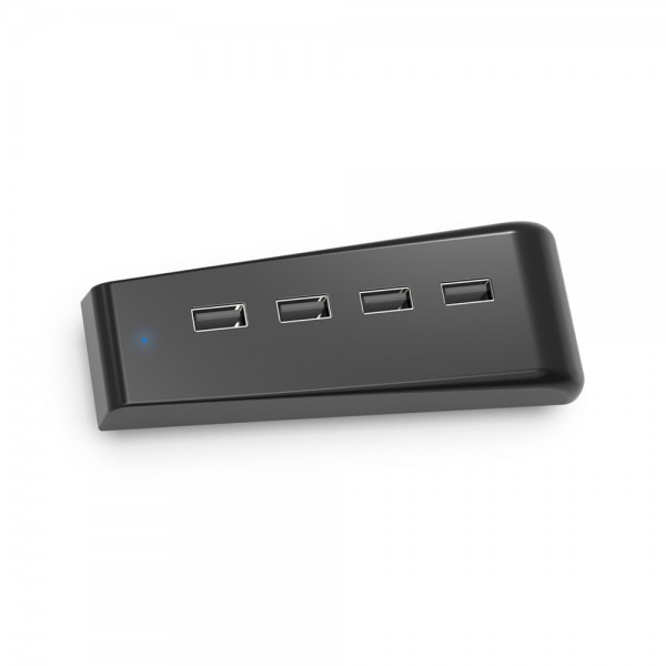USB HUB DOBE 2.0 (USB хаб) чотири USB-A 2.0 роз'єми для консолі Sony PlayStation 5: PS5 Disk Drive version / PS5 Digital Edition (моделі 2020 року)