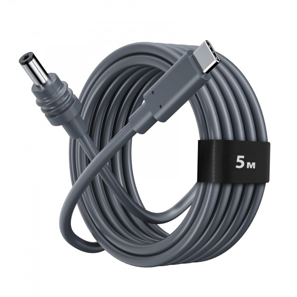 Кабель DC connector / USB Type-C 100W PD - 500 см для супутникового терміналу Starlink Mini (CS-247)