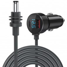 Автомобільний зарядний пристрій USB-C, USB-A в прикурювач + кабель DC: 5м для Starlink Mini (CS-249)