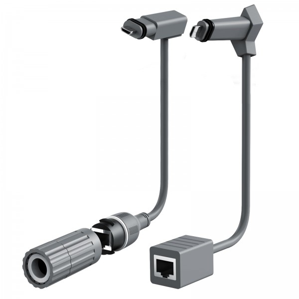 Перехідники-подовжувачі Ethernet кабелю CAT6 (LAN/RJ45) для антени та роутера Starlink Gen2 (CS-259)