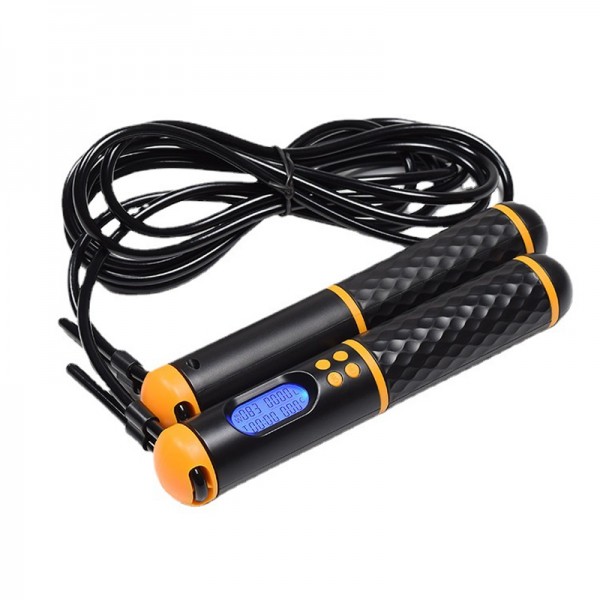 Бездротова швидкісна кросфіт скакалка Smart JUMP ROPE 3м (кулі 25 см) з електронним лічильником стрибків, таймером, підрахунком калорій, регулюванням, підшипниками (СS-324) Бездротова швидкісна кросфіт скакалка Smart JUMP ROPE 3м (кулі 25 см) з електронним лічильником стрибків, таймером, підрахунком калорій, регулюванням, підшипниками (СS-324)