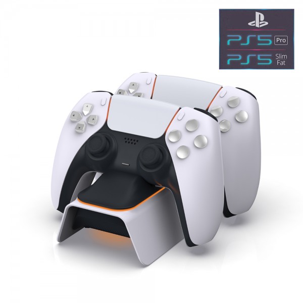 Зарядна станція DOBE для геймпадів DualSense консолі Sony PlayStation 5: PS5 / Slim / Pro (CS-110)