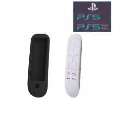 Силиконовый защитный черный чехол DOBE для пульта ДУ PlayStation 5 Media Remote для консоли Sony PlayStation 5 (PS5 / PS5 Digital Edition)