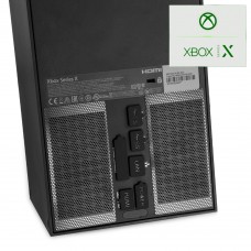 Пылезащитный комплект для игровой приставки-консоли Xbox Series X с двумя пылезащитными сетками и восьмью пылезащитными силиконовыми заглушками