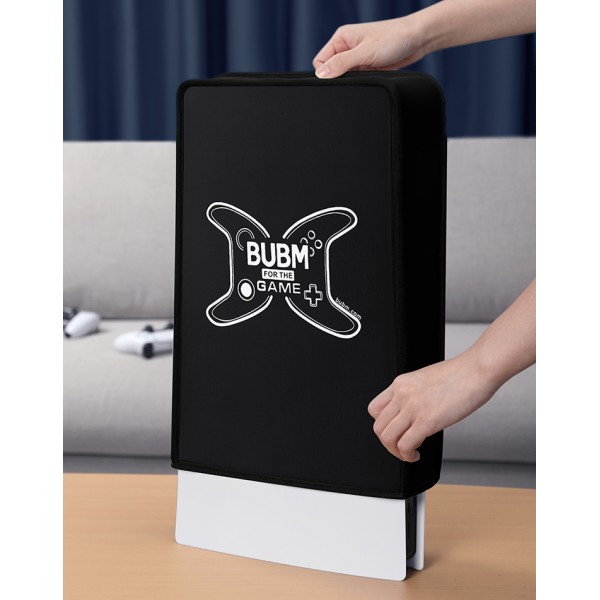 Пылезащитный черный кейс-чехол BUBM для игровой консоли-приставки Sony PlayStation 5 (PS5 / PS5 Digital Edition)