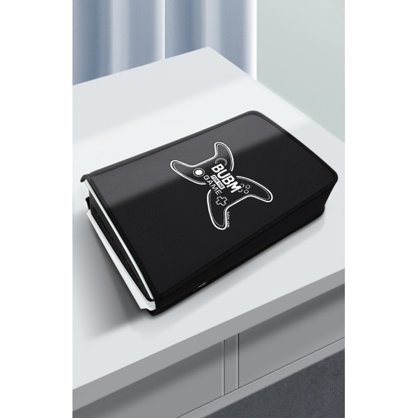 Пылезащитный черный кейс-чехол BUBM для игровой консоли-приставки Sony PlayStation 5 (PS5 / PS5 Digital Edition)